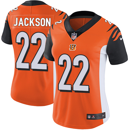 Nike Bengals #22 William Jackson Orange Alternate Women's Stitched NFL Vapor Untouchable Limited Jersey